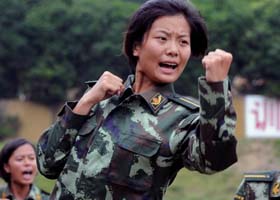 新警花接受训练 曾参加世界小姐比赛(1)